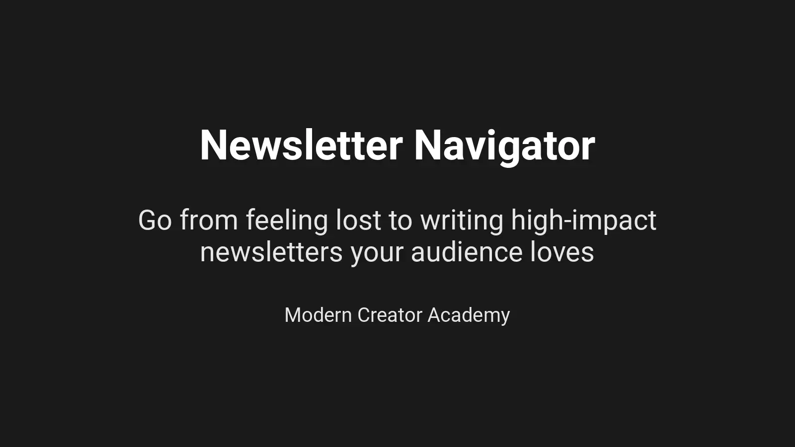 Newsletter Navigator